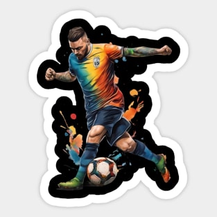 Football Soccer Player Sticker